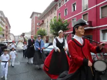 San Inazioko jaietan Erraldoiak dantzan