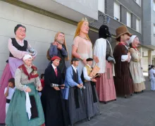 Elorrietako jaietan dantzan